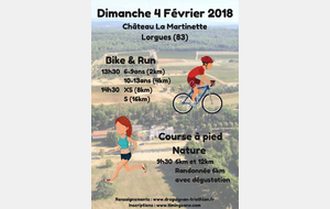 Retour sur le Bike and Run de la Martinette du 4 fév 2018