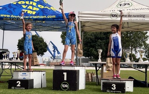 Les Podiums du Triathlon des Jeunes et des Familles